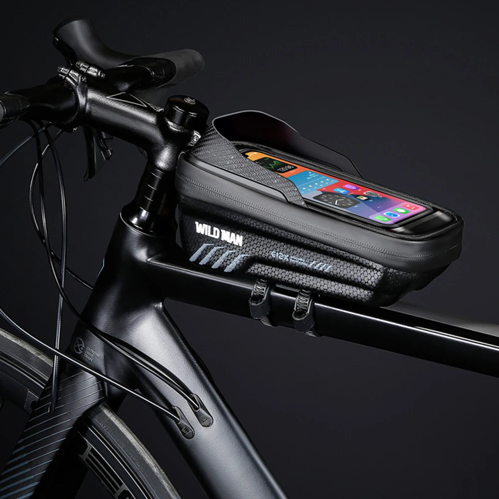 1L Bike Phone Handlebar Bag | Touchscreen Top Tube Frame Bag
