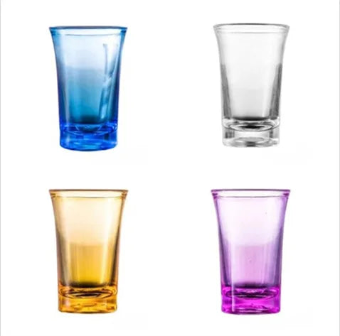 Plastic Bullet Shot Glasses Set | Party & Bar Drinkware 1-4 Pcs