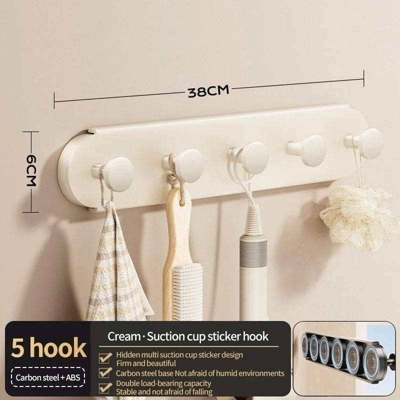 Suction Cup Hooks No-Drill Wall Hooks Kitchen Bathroom 6 Pack Suction Cup Hooks Peaceful Pleasures Health and Wellness Cream 5 Hook