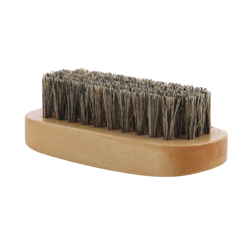 Wooden Mini Turtle Back Small Square Brush Solid Wood Shoe Brush Cleaning Oil Pig Brush Wholesale Direct Sales Polishing Brush Peaceful Pleasures Health and Wellness