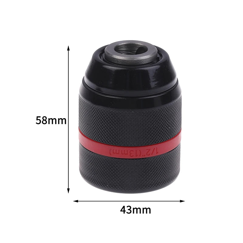Keyless Ratchet Drill Chuck 10mm 13mm Self-Locking Quick Change