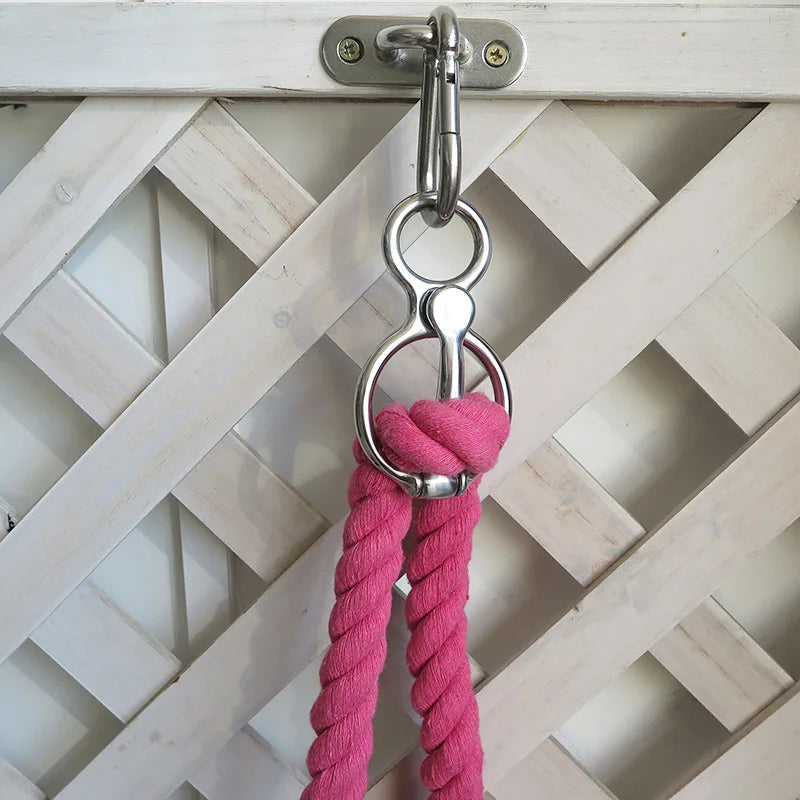 Stainless Steel Harness Traces Buckle Latch Bridle Reins Animal Rope