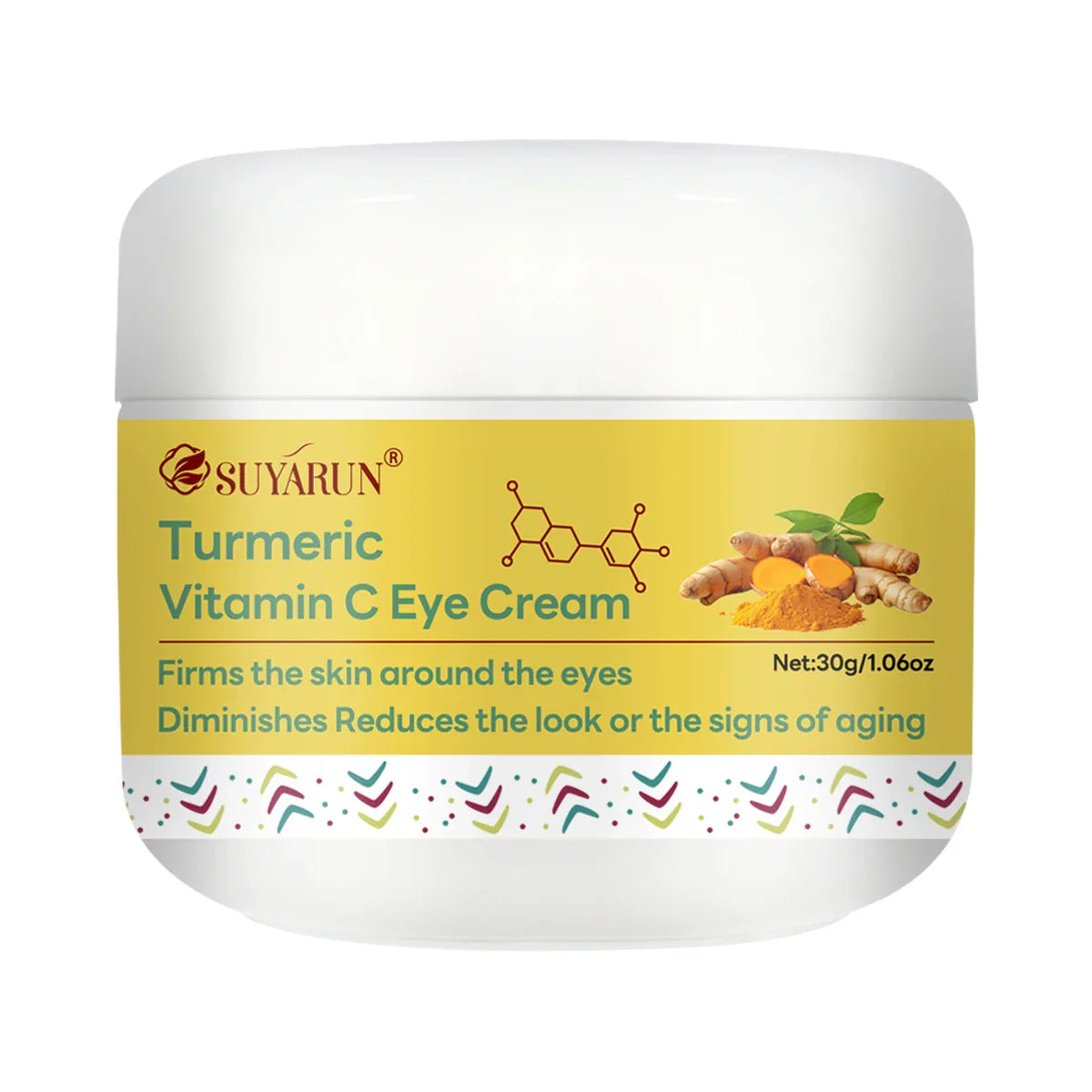 SUYARUN Turmeric & Vitamin C Eye Cream – Brightening Anti-Aging