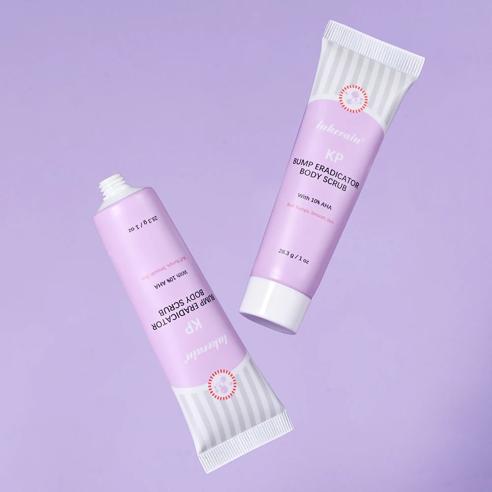 KP Bump Eraser Body Scrub Keratosis Pilaris Skin Exfoliator Helps Reduce Chicken Bumps Exfoliate to Reduce Dullness Skin Care Peaceful Pleasures Health and Wellness 2pcs