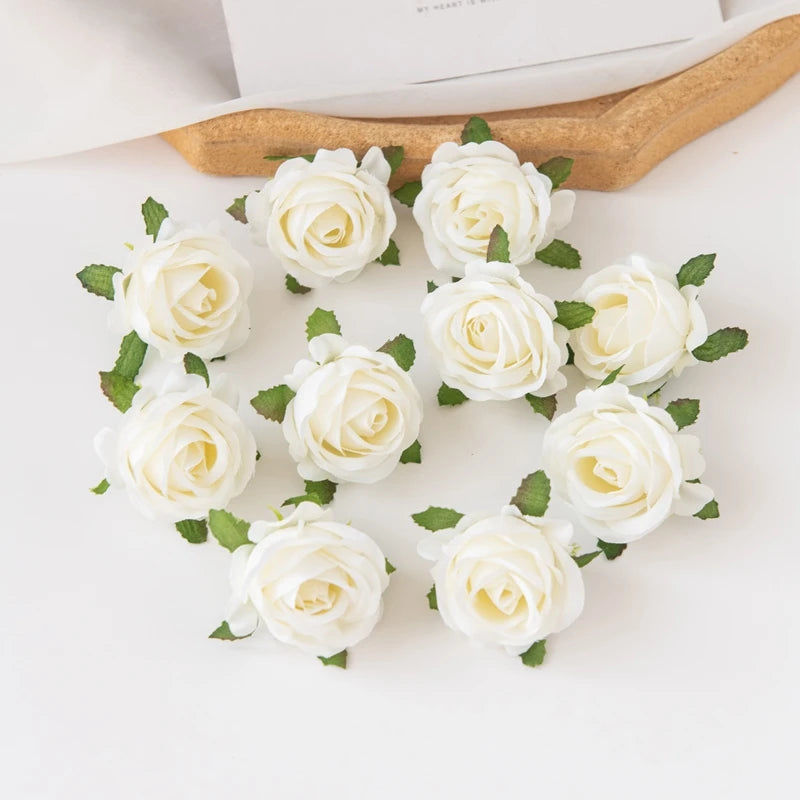Artificial Silk Rose Flower Heads – Wedding & Party Decor