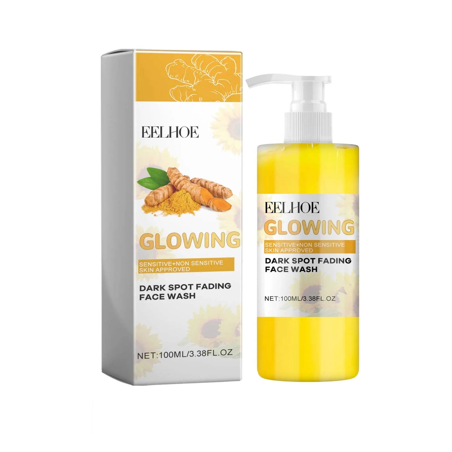 Turmeric Brightening Facial Cleanser – Deep Cleanse & Glow