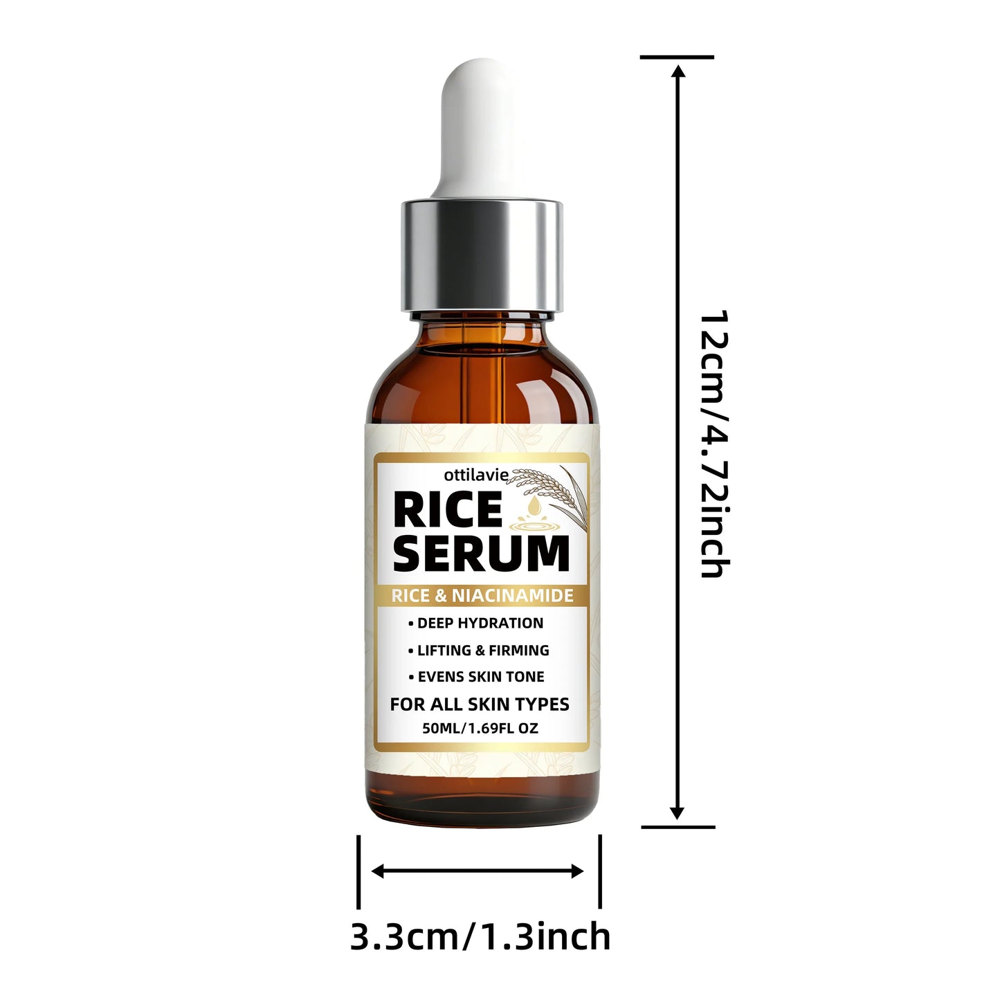 Ottilavie Rice Serum – Lift, Firm & Hydrate All Skin Types