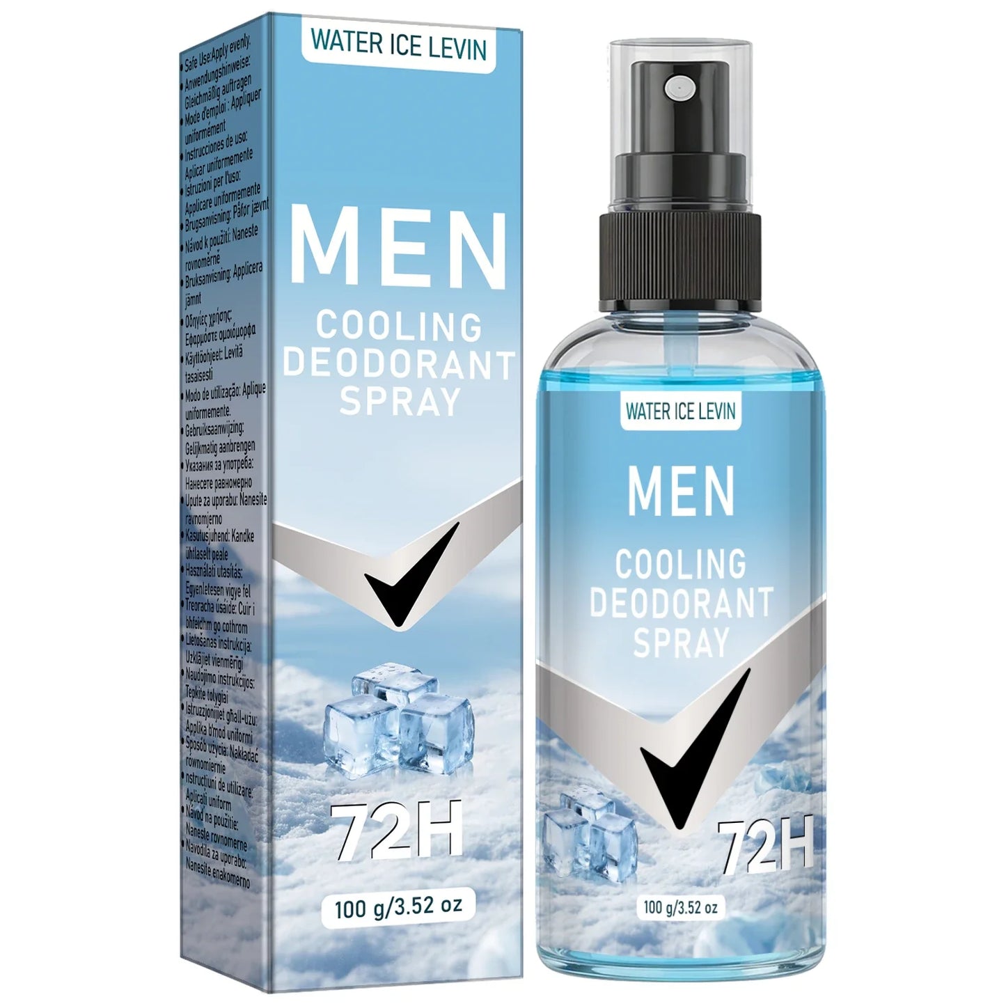 Men's Cooling Deodorant Spray with Niacinamide – 100ml
