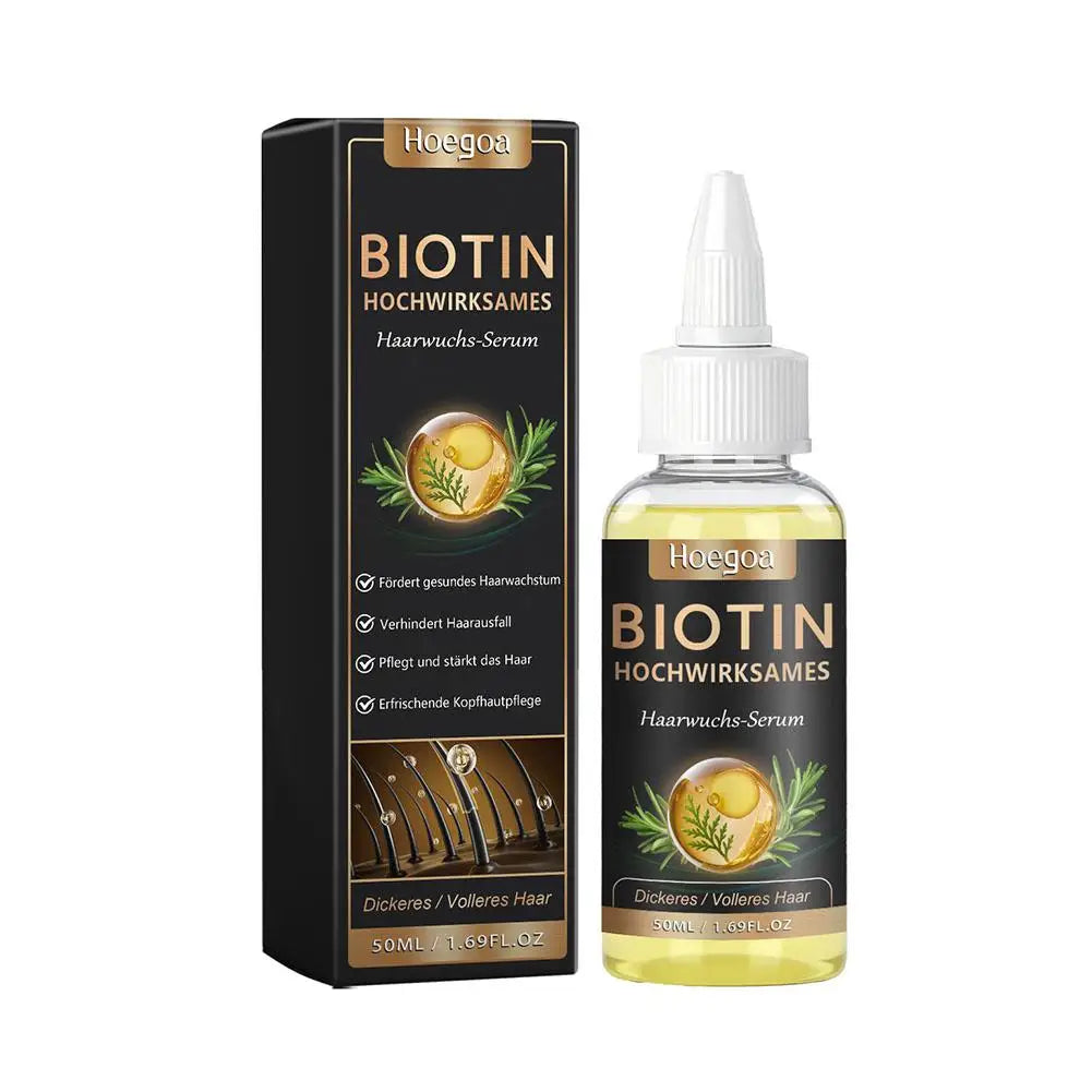 Biotin Hair Serum Rosemary And Ginger Hair Growth Oil For Men And Women, Help Grow Healthy, Strong Hair Care Essential Oils Peaceful Pleasures Health and Wellness B