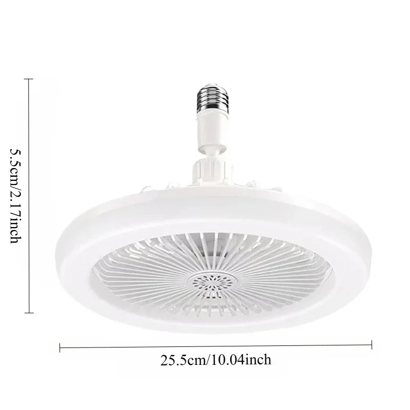 LED Aromatherapy Ceiling Fan | Color Light Strip & Remote