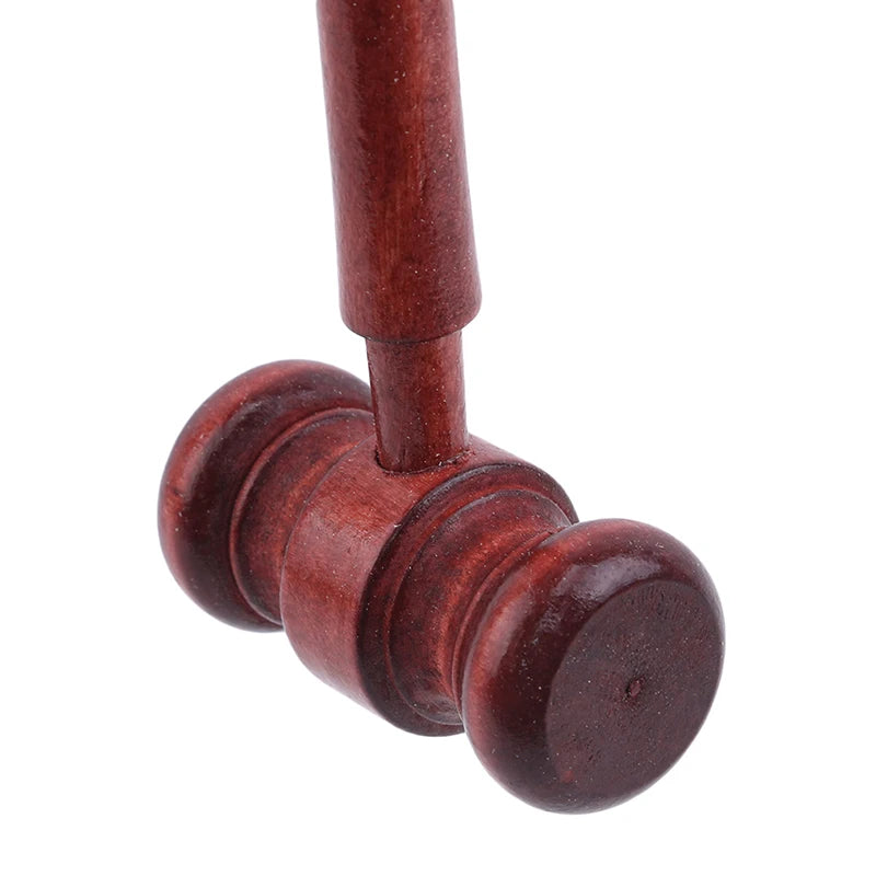 Mini Hammer Lawyer Decoration Hammers Judge Hammer Wooden Hammer Wood Multi Tool Small Hammer Birthday Gift Christmas Toy Peaceful Pleasures Health and Wellness