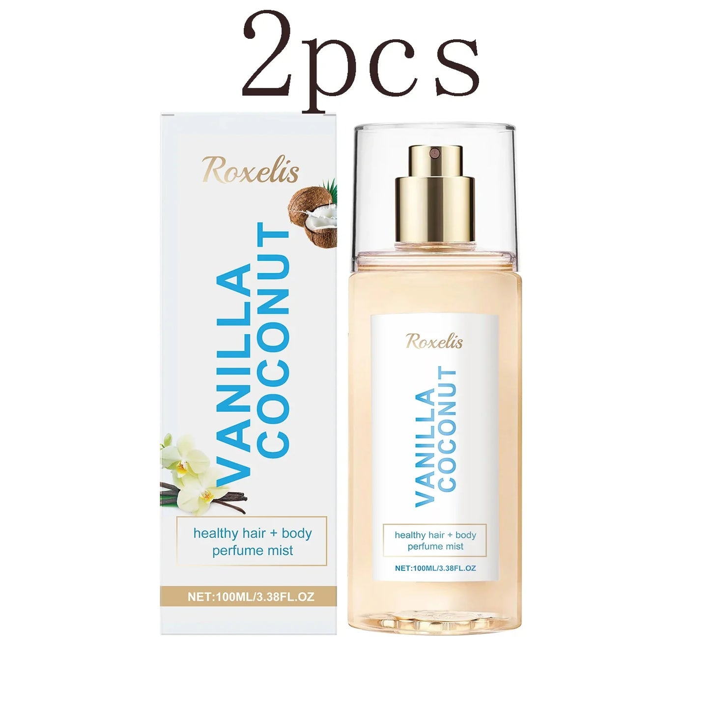 Vanilla Coconut Body Mist – Long-Lasting Fragrance Spray 100ml
