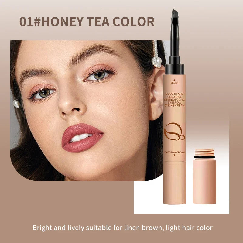 O'CHEAL 2-in-1 Waterproof Eyebrow Tinting Cream & Stamp Pomade