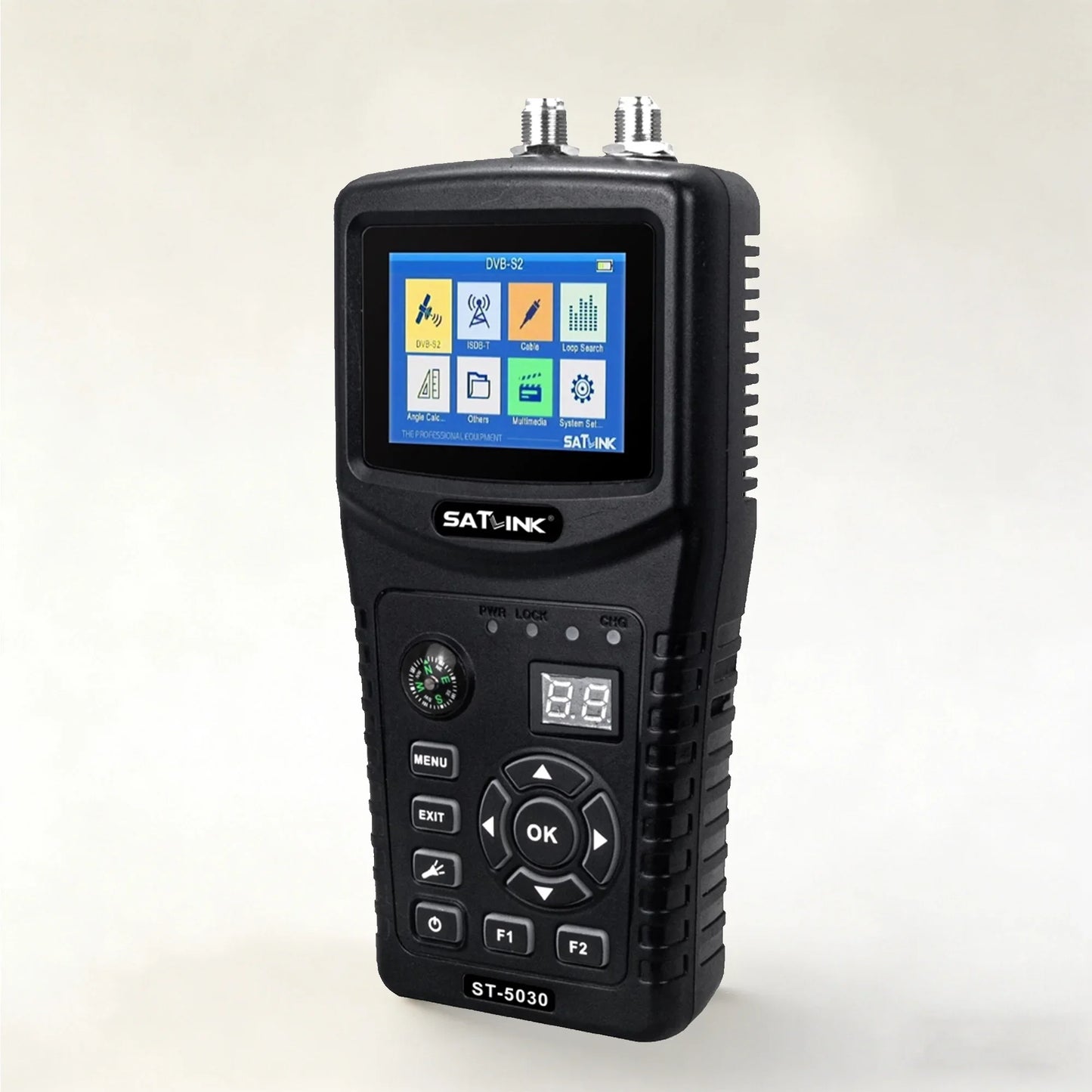 Tuoying RF Signal Tester – DVB-S2, DVB-T2, DVB-C Satellite Finder
