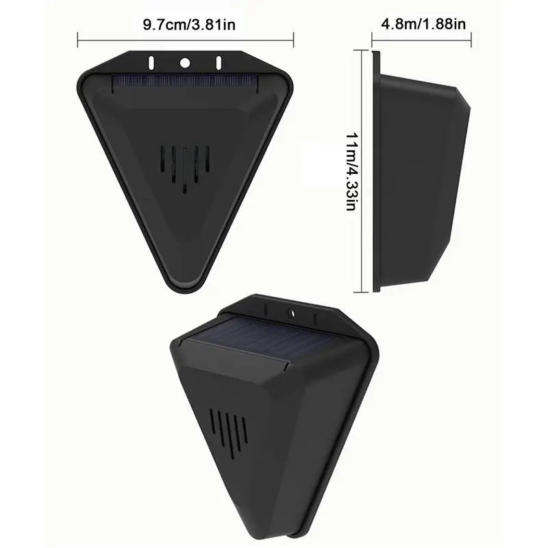 Solar Animal Repeller – 13 Sounds, Waterproof Bird Deterrent