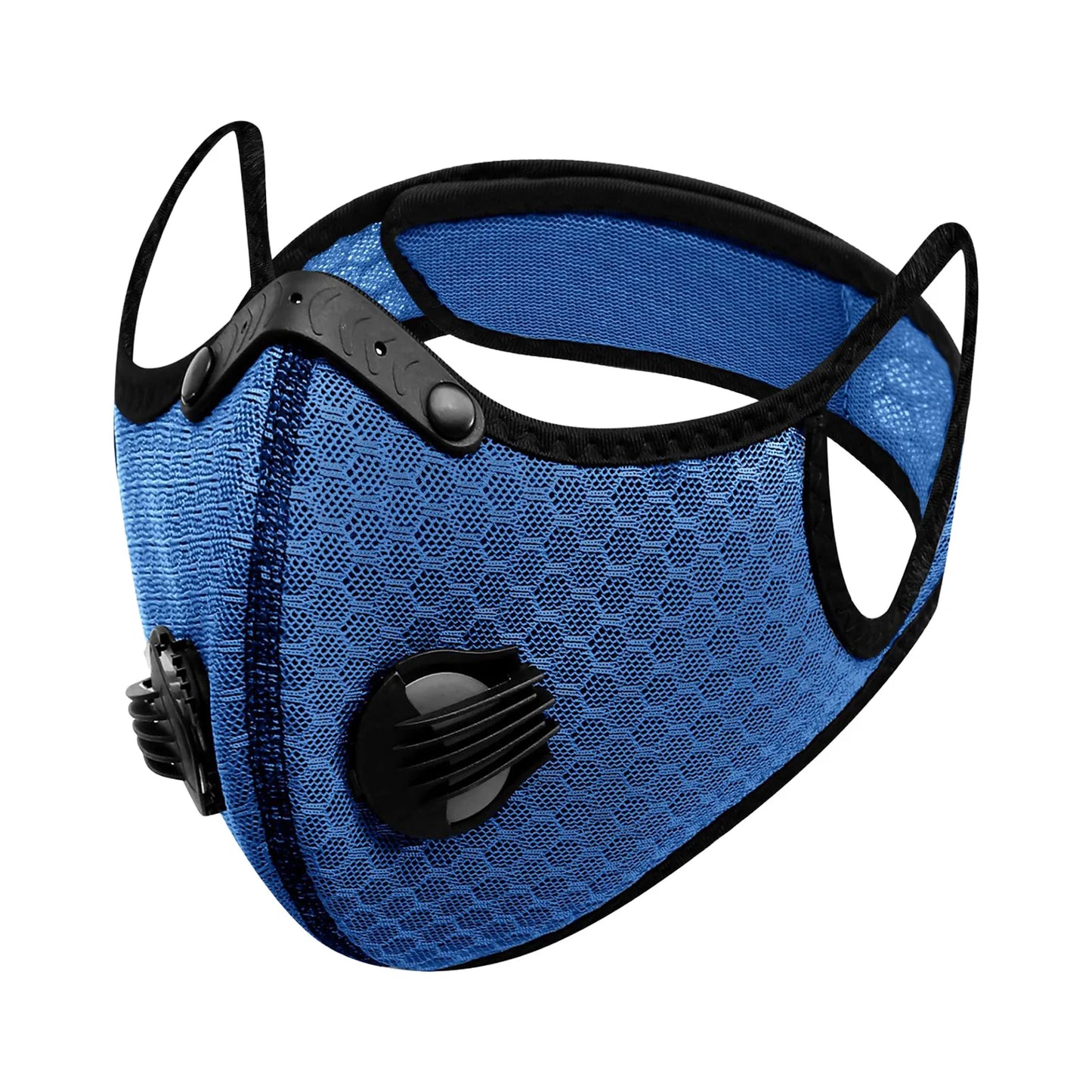 Unisex Windproof Riding Mask Breathable Filtration Outdoor Sports Masks for Walking Cycling Motorcycling Peaceful Pleasures Health and Wellness Blue