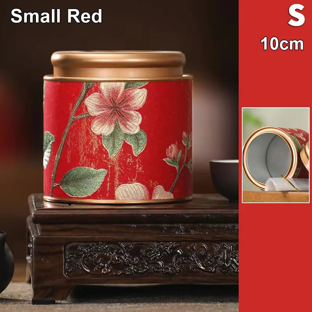 Airtight Tinplate Tea Storage Can – Food Grade Sealed Jar