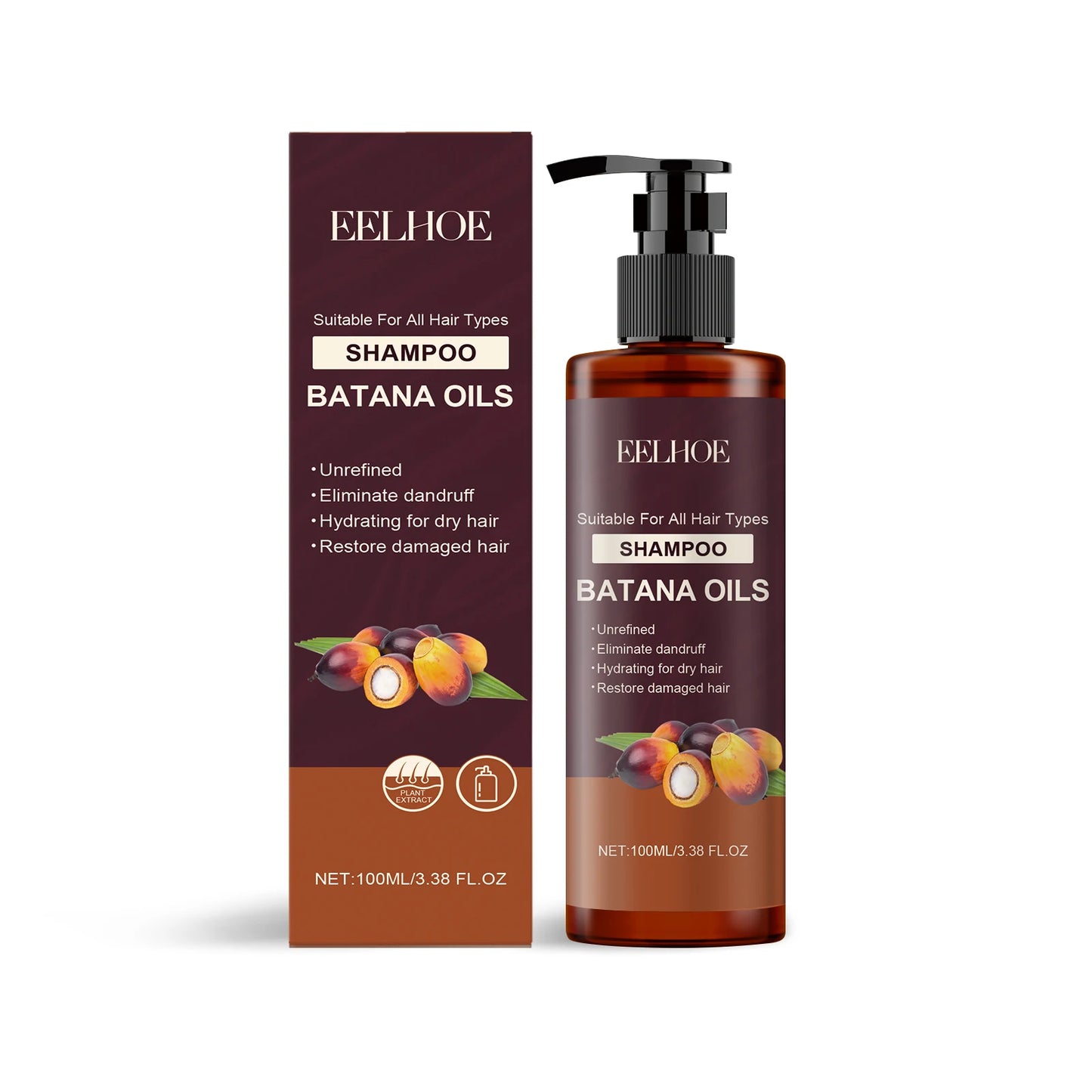 Eelhoe Batana Oil Hair Conditioner for Dry & Frizzy Hair 100ml Hair Conditioner Peaceful Pleasures Health and Wellness SHAMPOO 100ml