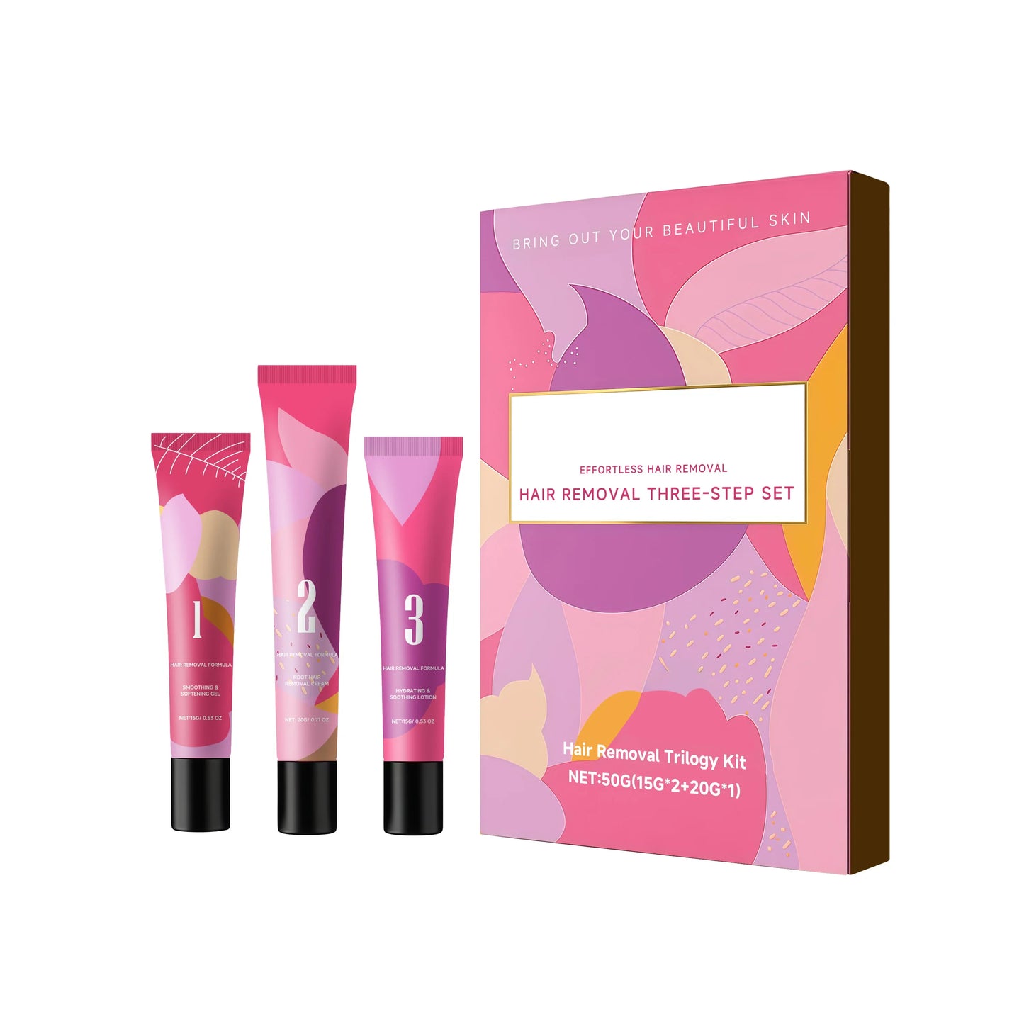 Hair Removal Cream Kit – Gentle Depilatory for Face & Body