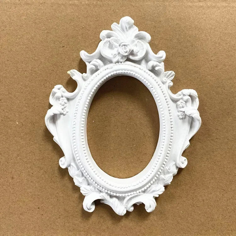 1PC Retro Photo Frame Gold Picture Frame Home Decor Photography Props Wedding Pictures Frames Gifts Desk Decoration Ornament Peaceful Pleasures Health and Wellness type4