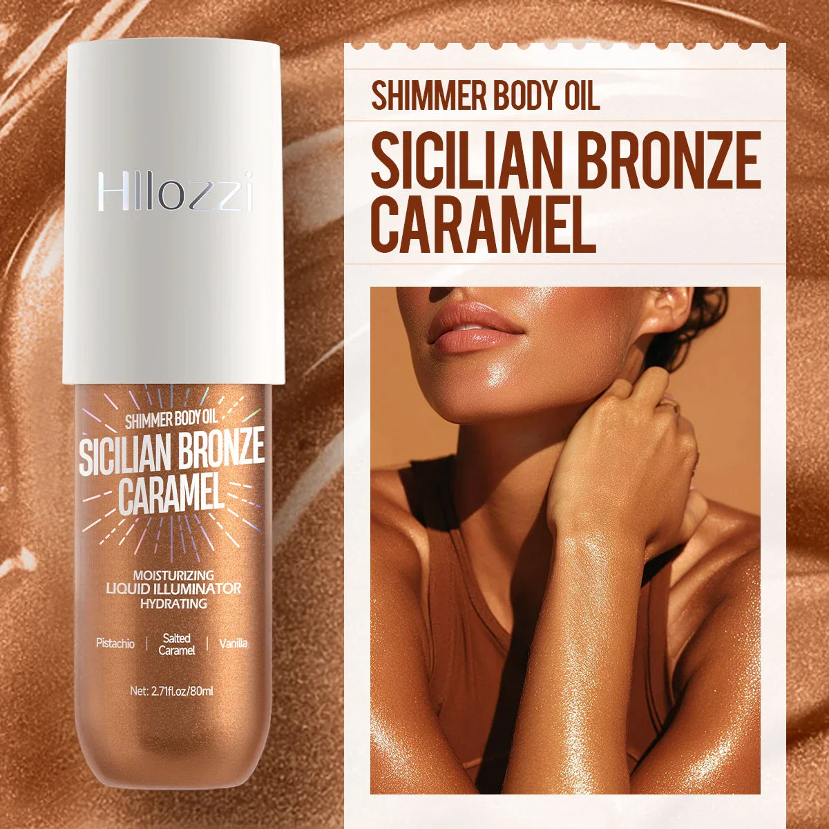 Shimmering Body Highlighter Cream – Subtle Glow, Long-Lasting