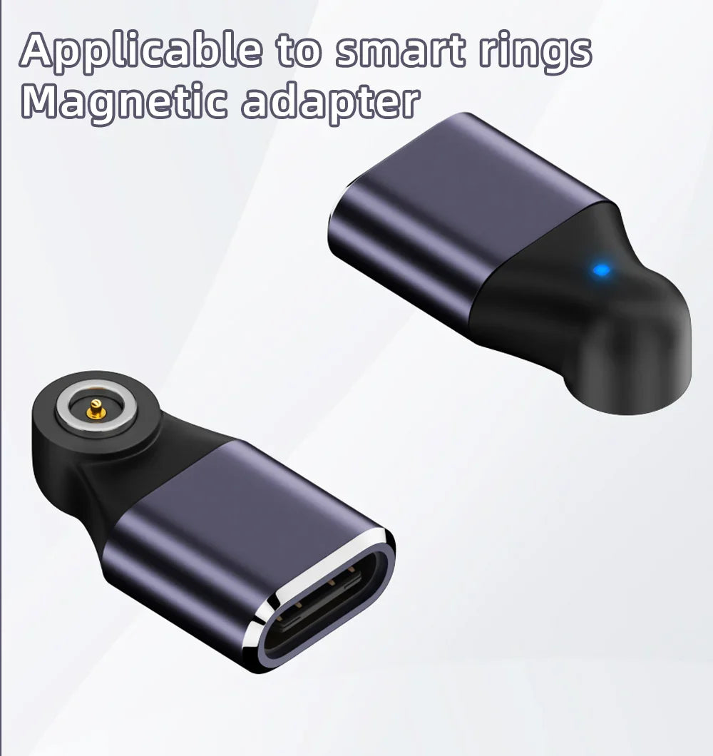 Magnetic Type-C Smart Ring Charging Adapter | Contact Point