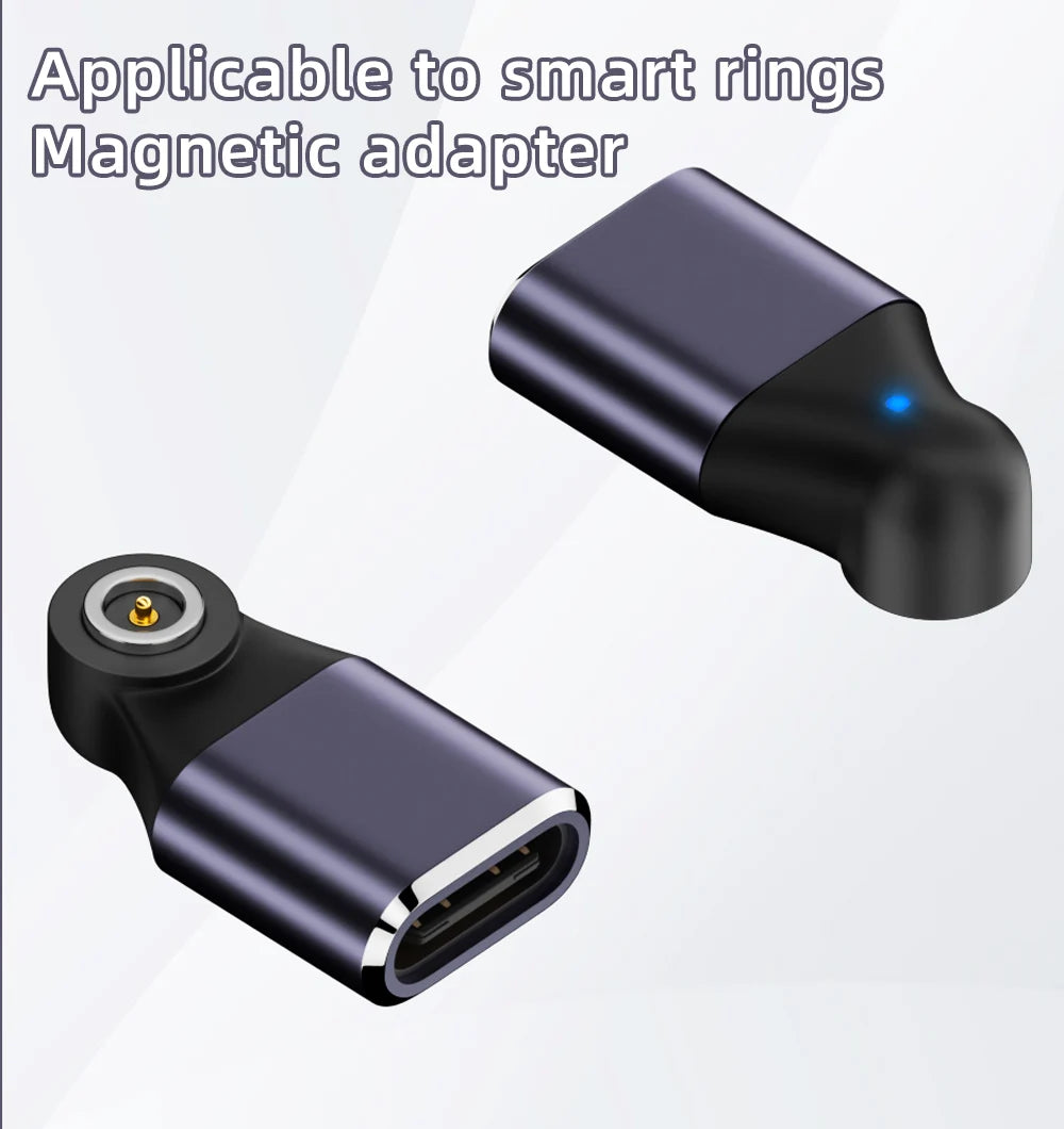 Magnetic Type-C Smart Ring Charging Adapter | USB-C