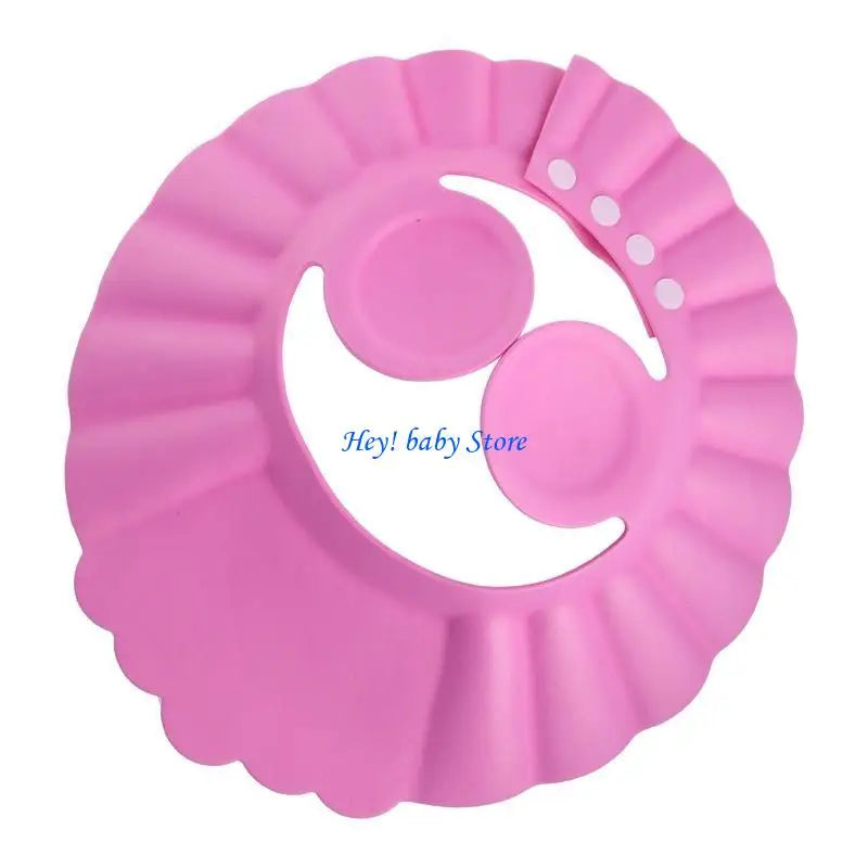 Adjustable Baby Shower Cap Shampoo Visor | Ages 0–6 Years Baby Bath Visor Peaceful Pleasures Health and Wellness pink China Mainland