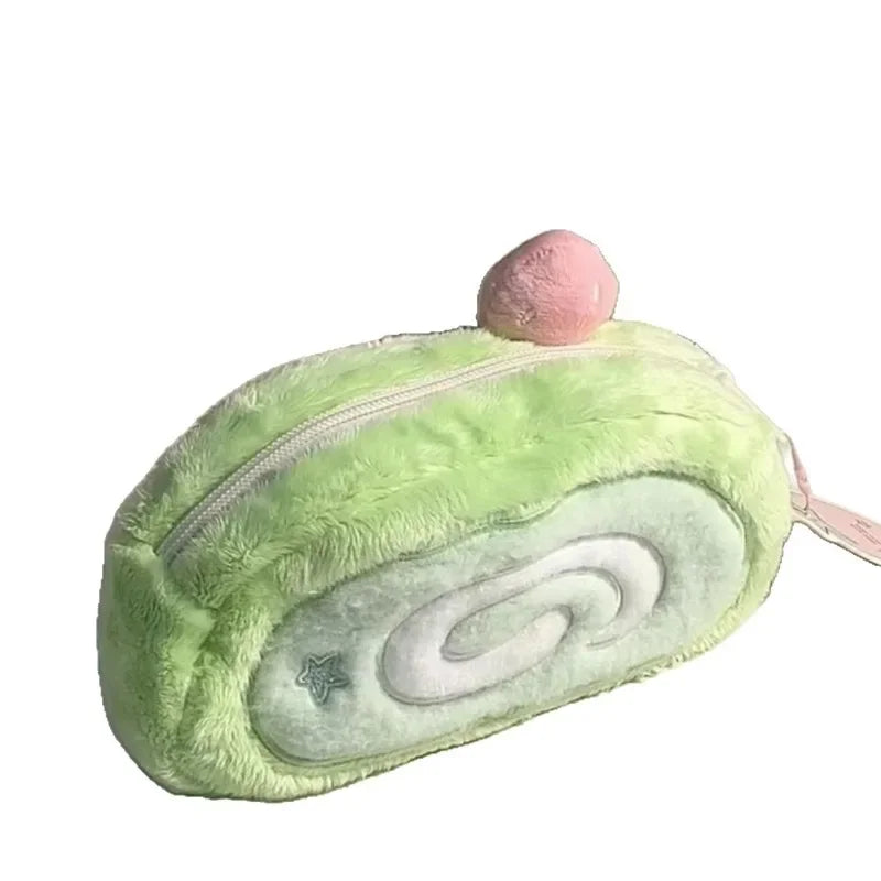 Cute Plush Pencil Case – Large Capacity Stationery Bag