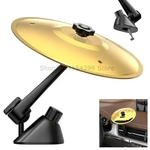 Mini Cymbal Car Vent Decoration | Music-Themed Interior Accessory Car Vent Decoration Oasis Select 1PCS Gold