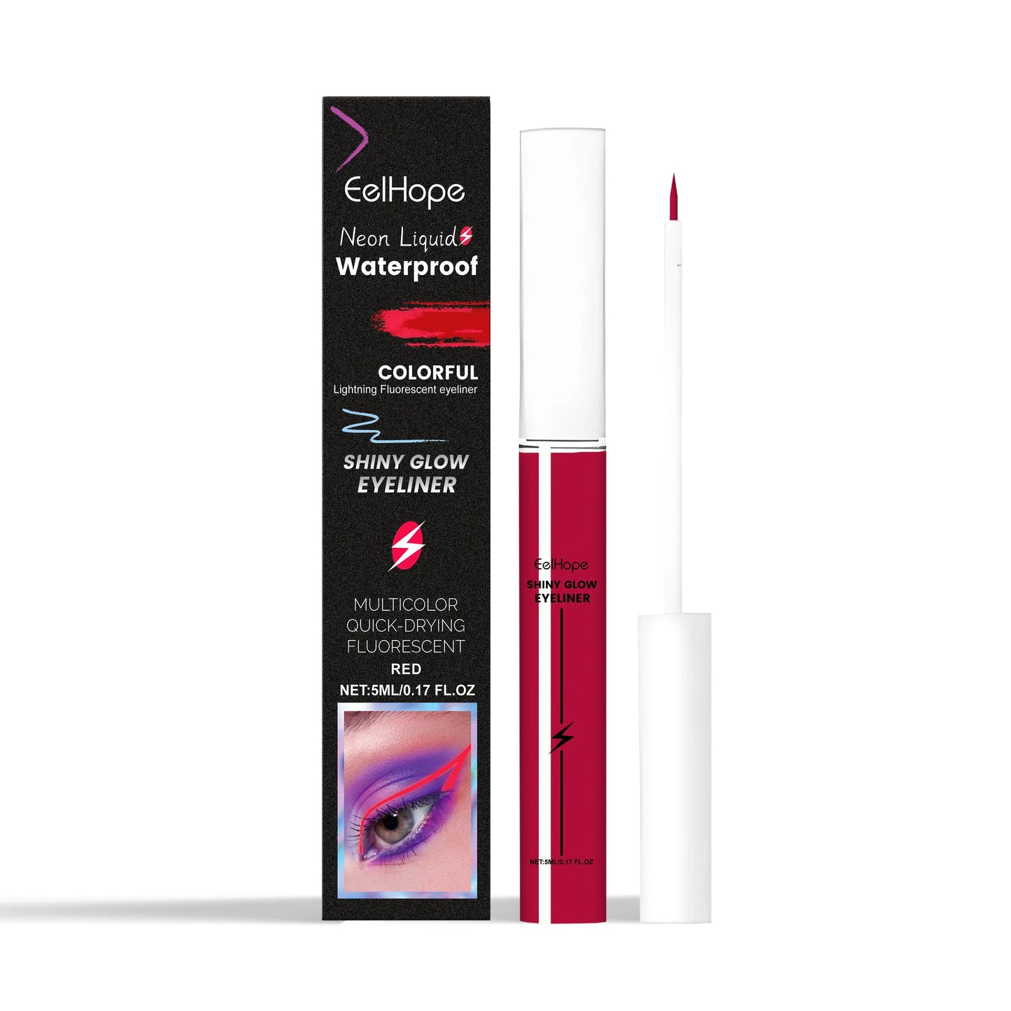 Eyeshadow Palette & Waterproof Eyeliner Set – 8+ Shades