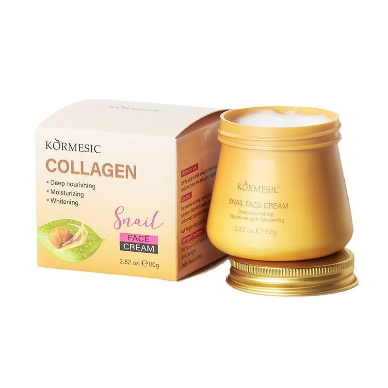 Snail Collagen Face Cream – Firming & Brightening Korean Skincare