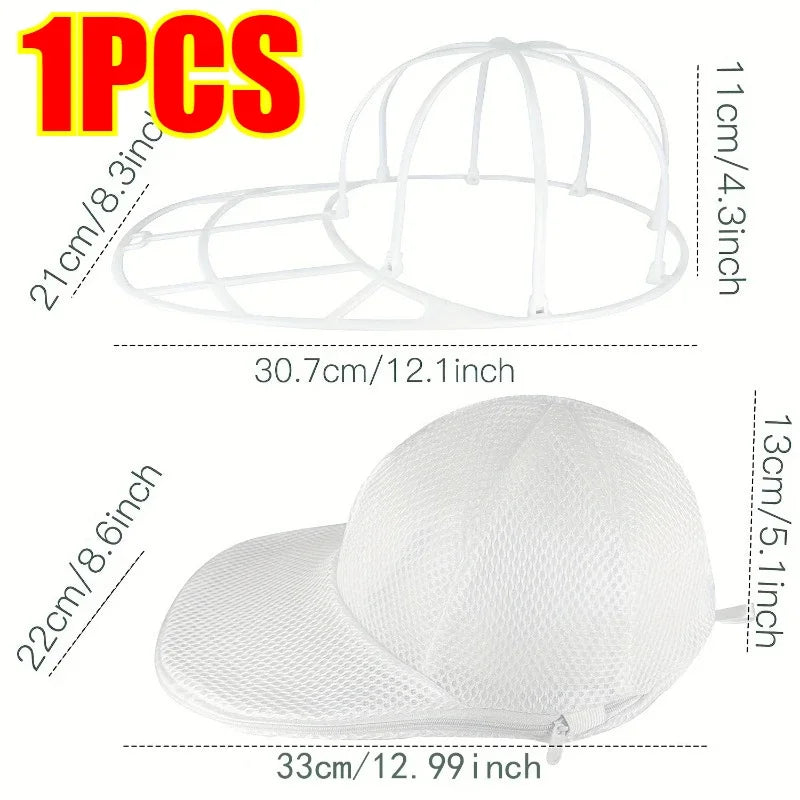 Baseball Cap Washing Bag – Anti-Deformation Mesh Hat Cleaner