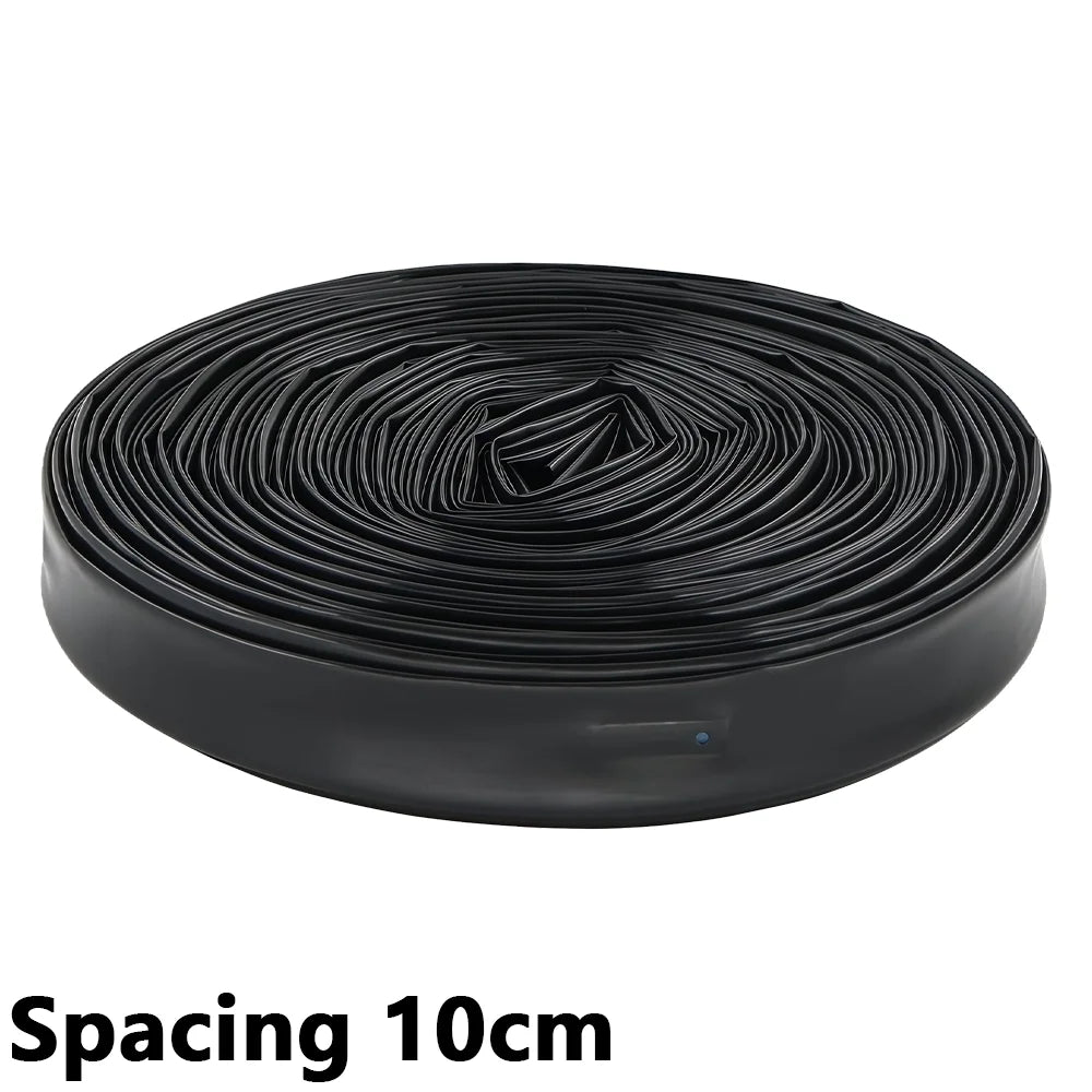 50/100m Drip Tape Watering Farm Agricultural Irrigation Soaker Hose Dripper 16mm PE Tubing Spacing 10-40cm for Garden Greenhouse Peaceful Pleasures Health and Wellness Spacing 10cm 16mm PE Tubing 50m