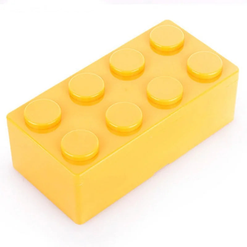 Stackable Building Block Storage Box | Modular Desk Organizer