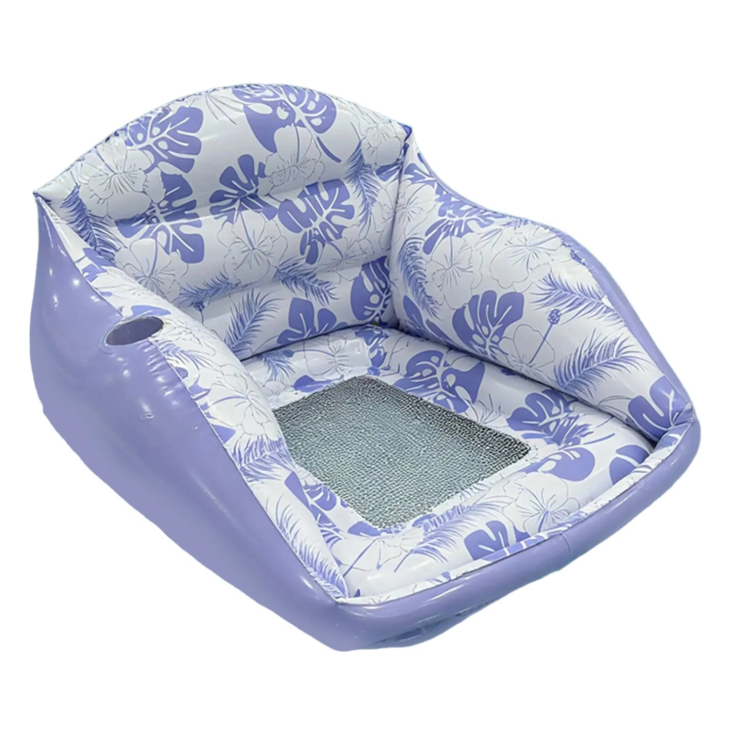 Inflatable Chair,Beach Chair,Adults Inflatable Pool Sofa Built-In Cup Holders,For Summer Beach Vacation/Backyard Swimming Pool Peaceful Pleasures Health and Wellness Purple