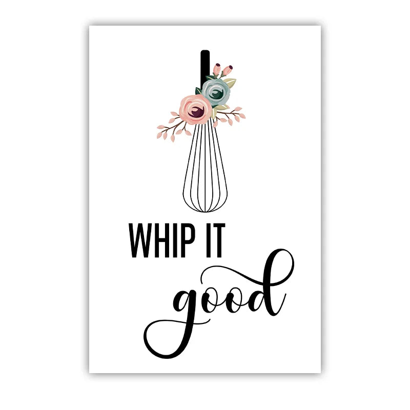 Kitchen Inspirational Wall Art, Cooking Quotes Canvas Painting, Minimalist black white Line Poster Print for Dining Room Décor Peaceful Pleasures Health and Wellness 03 21X30cm No Frame China Mainland