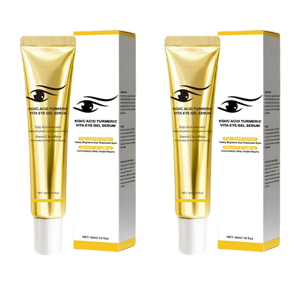 Kojic Acid Turmeric Eye Serum – Vitamin C & Caffeine 30ml