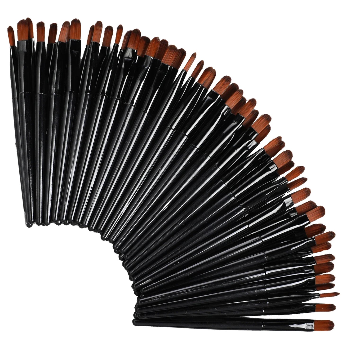 50pcs Disposable Lip Gloss Wand Brushes – Lip & Eyeliner Tools