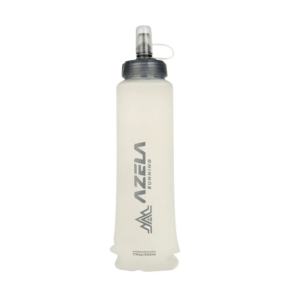 250/500ml Summer Folding Sport Water Bottle Portable Lightweight Soft Water Bag Hiking Running Water Cup Outdoors Peaceful Pleasures Health and Wellness 500ml <0.25L