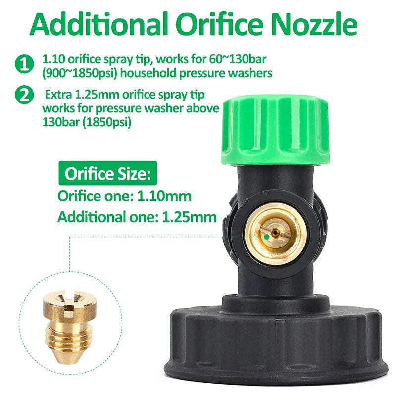 Pressure Washer Foam Cannon & Snow Foam Lance – 1/4" Quick Connector