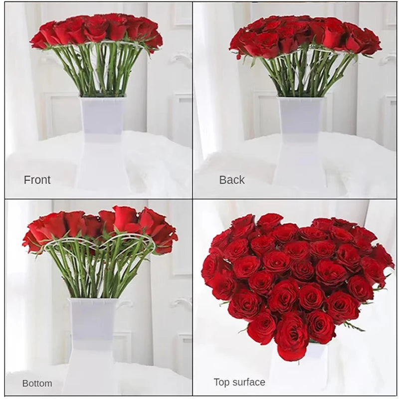 9Pcs DIY Flower Arrangement Holder Set – Floral Frog Vase Tools & Bouquet Packaging Accessories