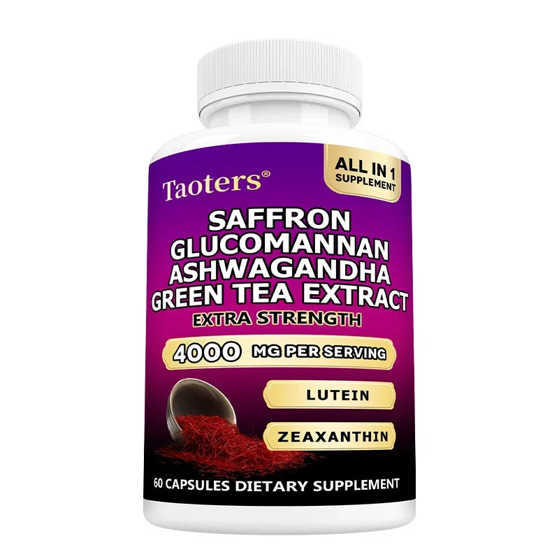 Saffron & Ashwagandha Supplement | Mood, Stress & Clarity