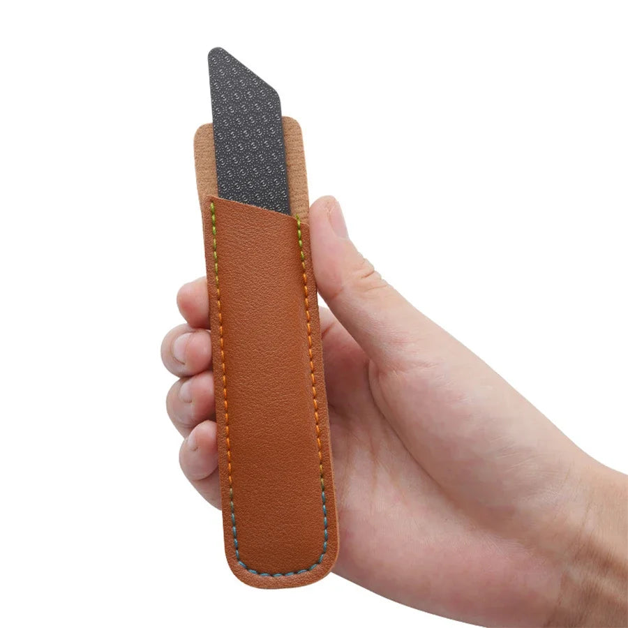Nano Skin Grinding File Strip Remove Calluses Dead Skin On Hands And Feet Foot Grinding File Nail File Foot Board File Pedicure Peaceful Pleasures Health and Wellness C664-black With bag
