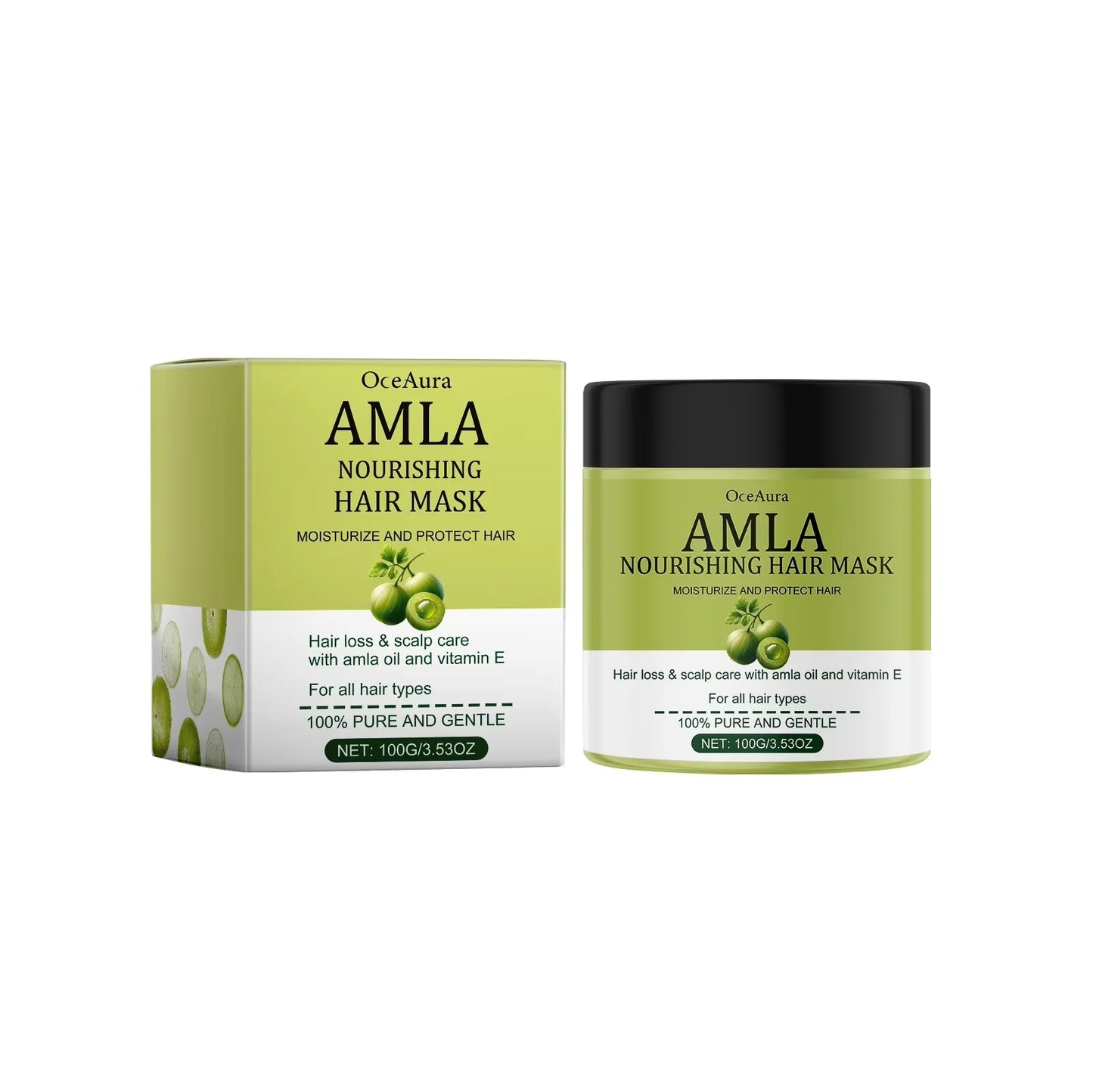Original Amla Oil Hair Growth Moisturizing Smoothing Repair Damaged Dry Frizzy Ends Split Scalp Treatment Hair Mask Conditioner Peaceful Pleasures Health and Wellness Hair Mask