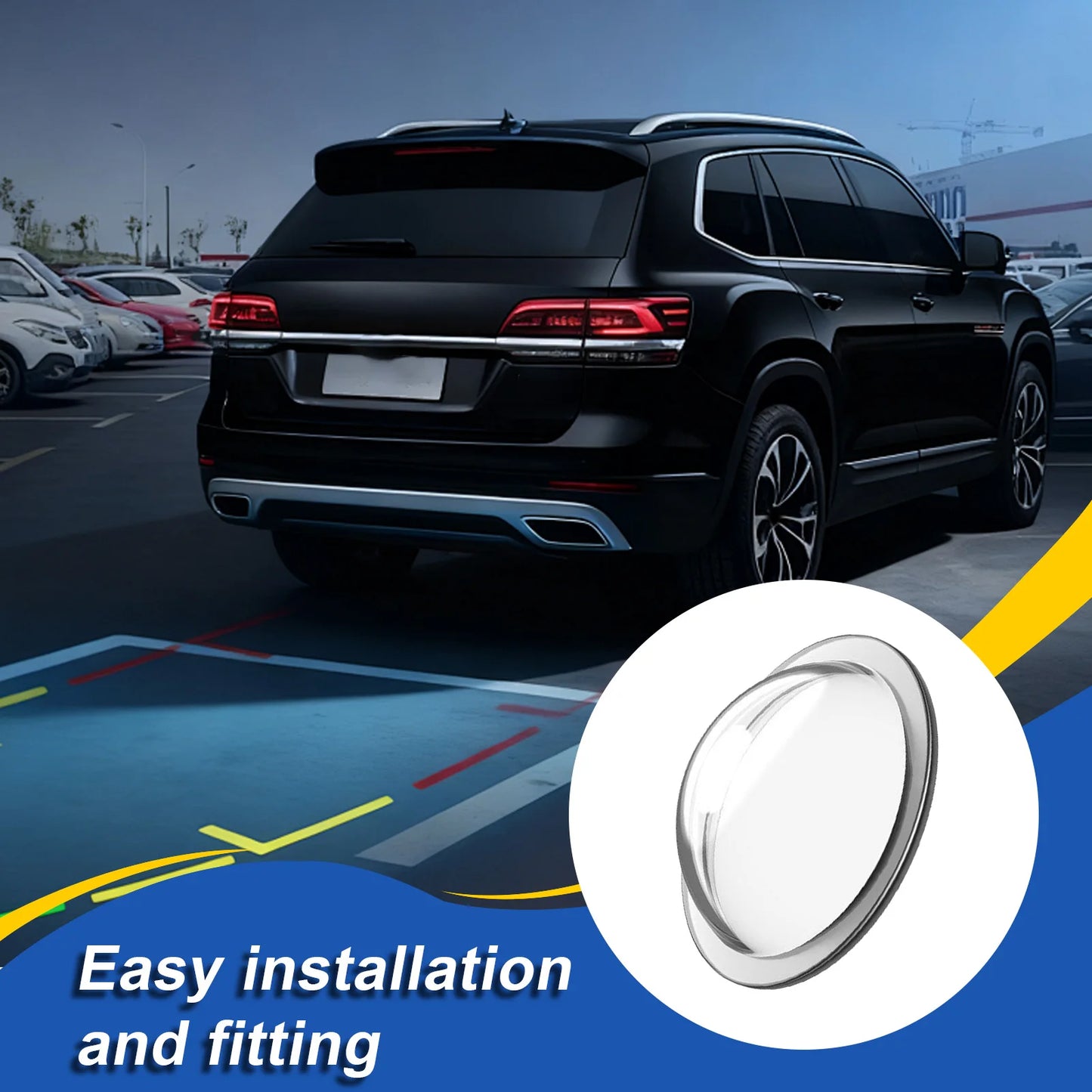 Car Front Camera Lens Protector 2PCS – Scratch Resistant Cover
