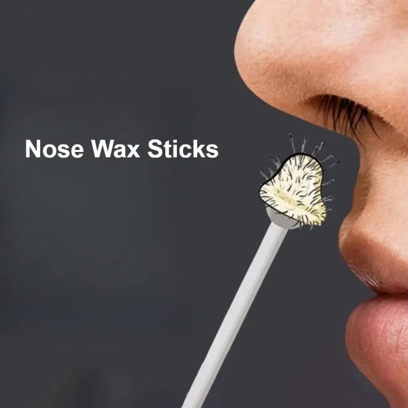 100PCS Nose Wax Sticks Multi Use Nose Wax Applicators For Painless Nose Hair Removal Tool Wax Accessories Cleaning Tool Peaceful Pleasures Health and Wellness