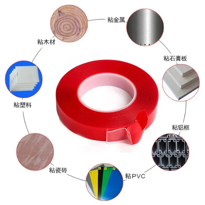 Nano Tape Double-Sided 3.3m – Washable & Traceless Adhesive