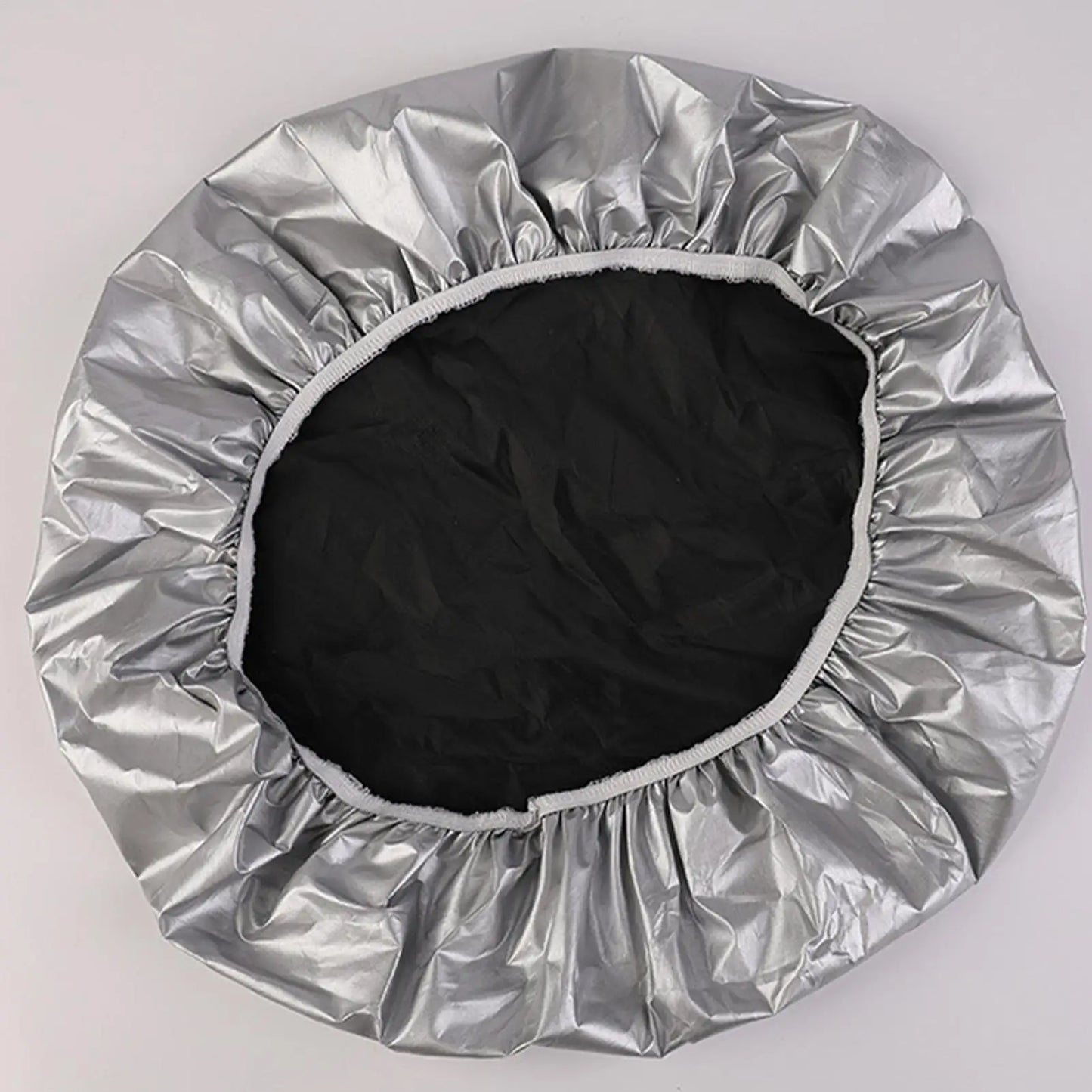 42cm Silver Steering Wheel Sun Shade Cover – Universal Fit