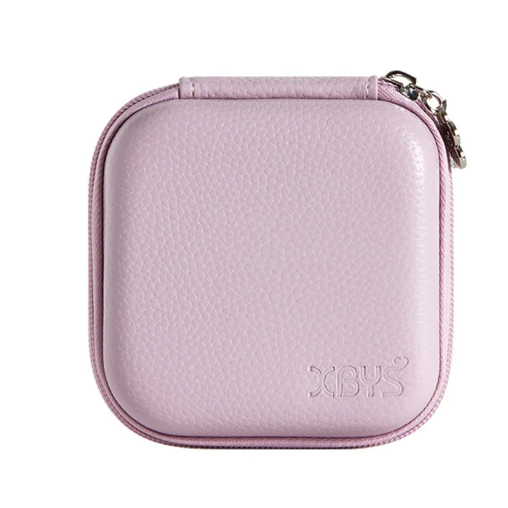 Portable EVA Digital Storage Bag Shockproof Protective Charger Storage Bag Prevent Scratches Wear-resistant Peaceful Pleasures Health and Wellness Purple